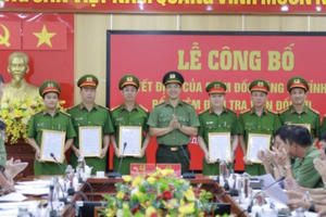 Hà Tĩnh: Bổ nhiệm 65 Điều tra viên đối với Công an cấp xã