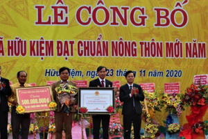 “Bức tranh” nông thôn mới trên quê hương Bác
