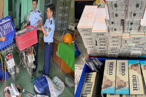 Đồng Tháp: Tìm lái xe vận chuyển hàng lậu bỏ trốn, để lại 1.320 bao thuốc lá