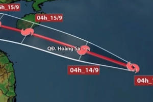 Diễn biến cơn bão số 10