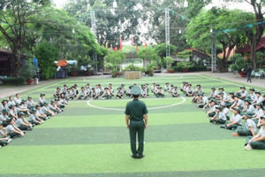 100 thiếu nhi hoàn thành khóa huấn luyện “em là chiến sĩ bộ đội biên phòng”năm 2023