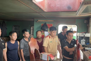 Triệt phá đường dây khai thác cát trái phép cực lớn khu vực biển Cần Giờ