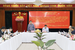 Tiếp tục tháo gỡ khó khăn về vật liệu cho dự án trọng điểm phía Nam