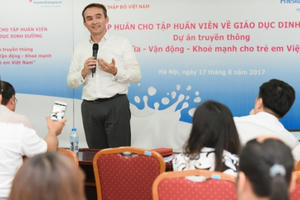 Tập huấn về giáo dục dinh dưỡng và Phát triển thể lực cho trẻ em Việt Nam Tập huấn về giáo dục dinh dưỡng và Phát triển thể lực cho trẻ em Việt Nam