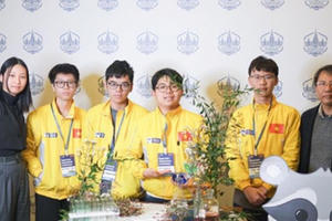 Học sinh Việt Nam "ẵm" huy chương Vàng Olympic Dự án Hóa học Học sinh Việt Nam "ẵm" huy chương Vàng Olympic Dự án Hóa học