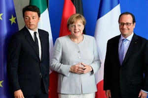 Lãnh đạo Italia, Pháp, Đức họp bàn về tương lai châu Âu