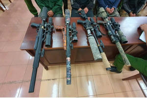 Tạm giữ 7 đối tượng ở Đắk Lắk mang súng tự chế vào rừng săn bắn