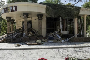 Video ghi lại khoảnh khắc lãnh đạo Donetsk bị ám sát bằng bom