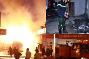 Vụ cháy cây xăng tại Quảng Ninh: Nguyên nhân do việc đốt vàng mã