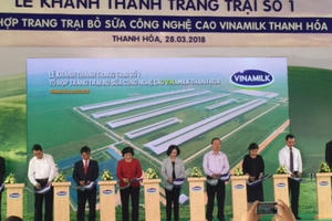 Vinamilk khánh thành Trang trại bò sữa công nghệ cao tại Thanh Hóa