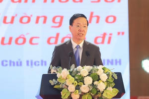 Chủ tịch nước Võ Văn Thưởng dự Hội nghị đại biểu Nhà văn lão thành Việt Nam lần thứ nhất