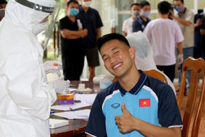 ĐT U22 Việt Nam hoàn thành xét nghiệm Covid-19