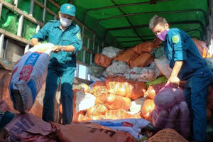 Hàng trăm tấn hàng hóa người dân xứ Nghệ gửi vào thành phố mang tên Bác trong "cơn bão" Covid-19