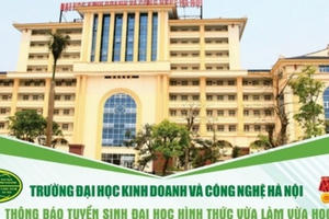 Trường Đại học Kinh doanh và Công nghệ Hà Nội tuyển sinh đại học hình thức vừa làm vừa học