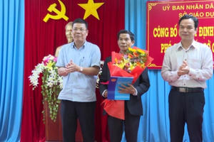 Quảng Ngãi có tân Phó Giám đốc Sở Giáo dục và Đào tạo