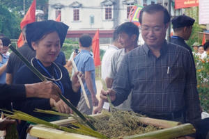 Sôi nổi Hội thi cốm năm 2023 tại Hà Giang