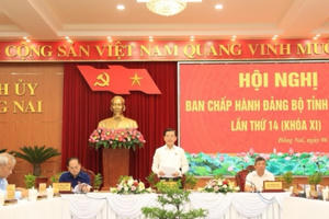 Ban chấp hành Đảng bộ tỉnh Đồng Nai tổ chức kỳ họp thứ 14