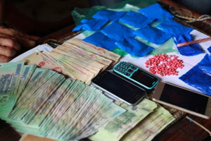 Bắc Giang: Bắt 7 đối tượng tàng trữ súng và hàng nghìn viên ma túy tổng hợp