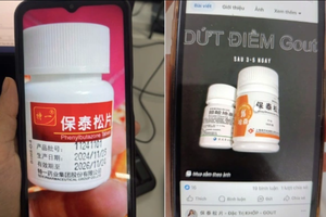 Bộ Y tế cảnh báo thuốc trị đau khớp rao bán trên mạng gây nguy hiểm