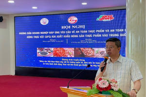 Hội nghị hướng dẫn doanh nghiệp đáp ứng yêu cầu về an toàn thực phẩm, kiểm dịch động thực vật vào Trung Quốc Hội nghị hướng dẫn doanh nghiệp đáp ứng yêu cầu về an toàn thực phẩm, kiểm dịch động thực vật vào Trung Quốc