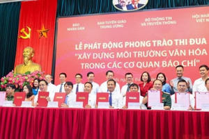 Phát động phong trào thi đua “Xây dựng môi trường văn hóa trong các cơ quan báo chí”