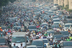 Kế hoạch hạn chế xe máy tại các quận ở Hà Nội