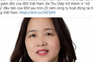 Ấn tượng nữ tướng Việt vào Top lãnh đạo tập đoàn toàn cầu