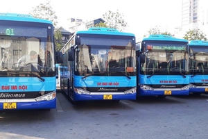 Hà Nội gia hạn thời gian điều chỉnh vận hành 118 tuyến buýt trợ giá