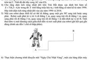 TP HCM công bố đề minh họa môn Toán lớp 10 năm 2018