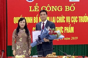 Ông Nguyễn Thanh Phong được bổ nhiệm lại chức vụ Cục trưởng Cục An toàn Thực phẩm
