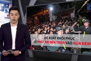 Khôi phục khai ấn đền Trần vào nửa đêm?