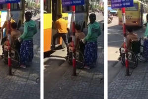 Phẫn nộ với tài xế xe buýt từ chối chở người khuyết tật