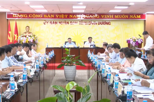 Ban Kinh tế Trung ương làm việc với tỉnh Bình Dương