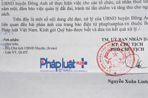 Huyện Đông Anh cam kết sẽ xử nghiêm bãi tập kết xe trái phép của Công ty DCC