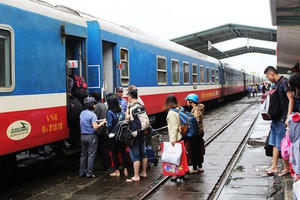 Tăng cường 51 chuyến tàu phục vụ dịp Lễ Quốc khánh 2/9