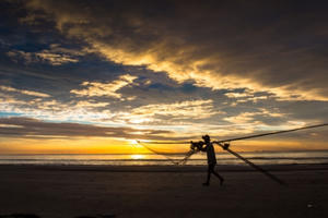 Quỳnh Minh đẹp giữa bình minh