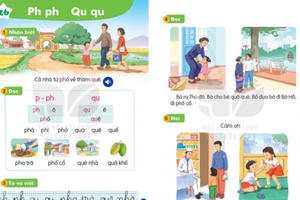 Chủ biên đứng tên 2 bộ SGK, 2 cách dạy chữ P khác nhau