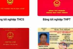 Hé lộ đường dây làm giấy tờ công an giả để "doạ" CSGT