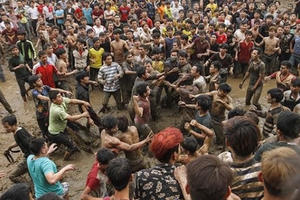 Phú Thọ: Hàng vạn thanh niên tham gia lễ hội cướp phết