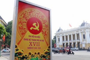 Chiều nay (11/10), Đại hội đại biểu lần thứ XVI Đảng bộ thành phố Hà Nội tiến hành phiên trù bị