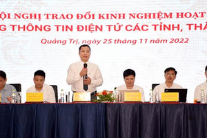 Hội nghị trao đổi kinh nghiệm giữa Cổng Thông tin điện tử các tỉnh, thành phố