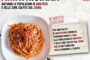 Hơn 700 nhà hàng tại Italia dùng nước sốt ủng hộ nạn nhân động đất