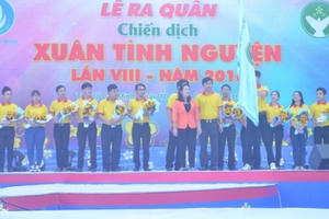TP HCM: Hàng vạn HS, SV khởi động chiến dịch Xuân tình nguyện 2016