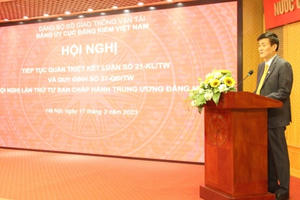 Đảng ủy Cục Đăng kiểm Việt Nam tiếp tục quán triệt Kết luận số 21-KL/TW