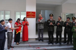 Bộ Công an tặng công trình liên hợp nhà ở cho học sinh Lai Châu