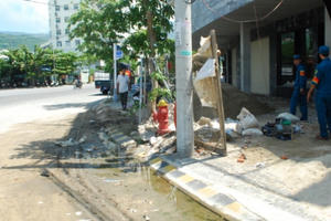 Nguy cơ tai nạn giao thông tại dự án của Đất Xanh Miền Trung