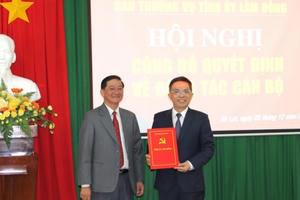 Đà Lạt có tân Bí thư Thành ủy