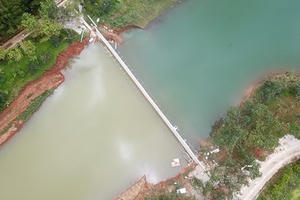 Khu du lịch Quốc gia hồ Tuyền Lâm xuất hiện công trình trái phép dài 30m