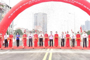 Thông xe cầu vượt quy mô lớn nhất Hà Nội