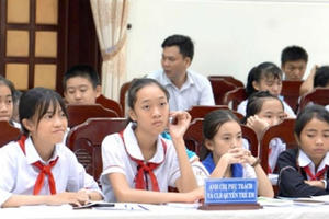 Để trẻ em không bỏ học, không bị xâm hại